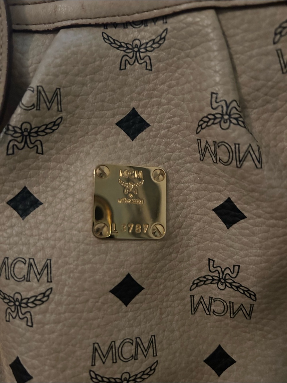 MCM satchel handbag - Picture 7 of 12